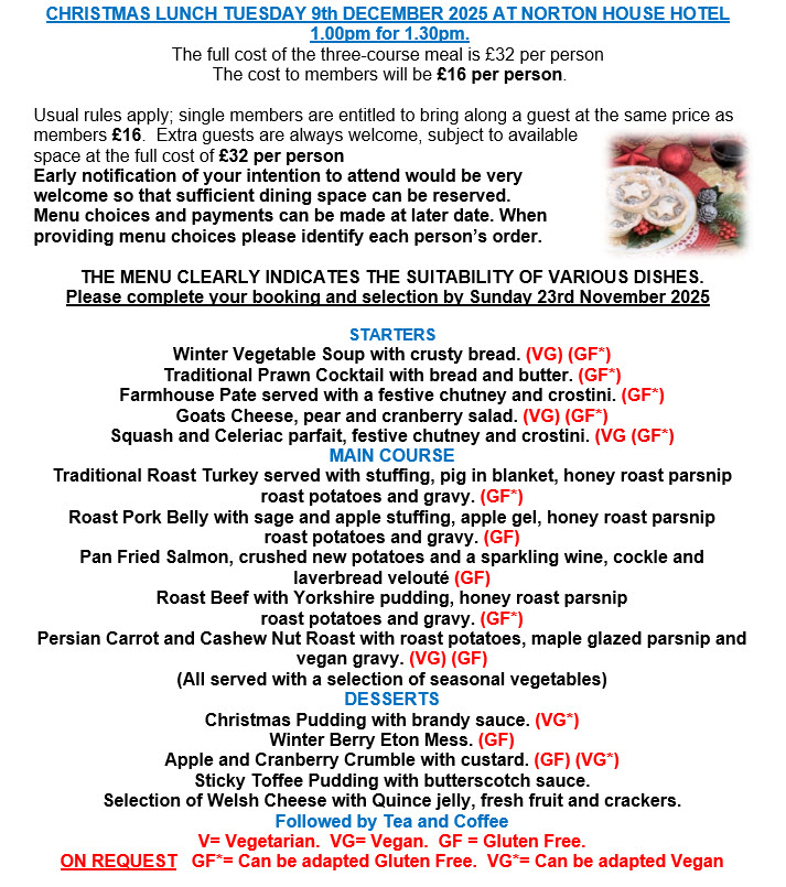 Christmas Menu 2025 page1